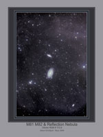 M81 M82 Deep Reflection Nebula